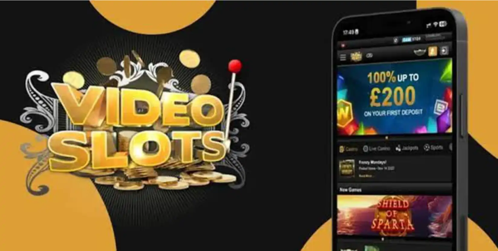 VideoSlots Casino App Screenshot
